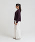 Women's Modal Henley Sweatshirt